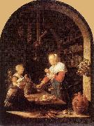 Gerrit Dou The Grocers Shop oil painting artist